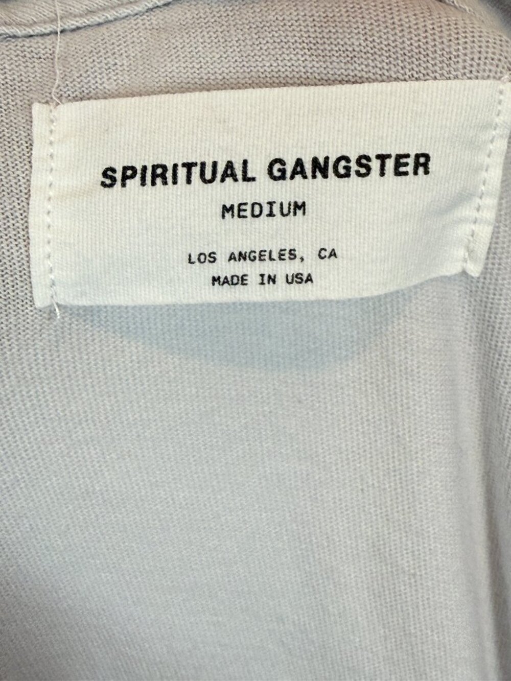 Spiritual Gangster Maxi Dress Gray Telepathic Beach Graphic Cotton Medium - Picture 8 of 11
